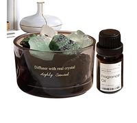 Ditanpu Crystal Aromatherapy,Long Lasting Aroma Crystal Stone Diffuser & Oil Set - Fireless Natural Oil For Purify The Air, Deodorize, Refresh, Relax Your Mood