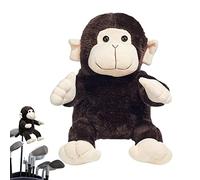 Ditanpu Funny Golf Club Covers,Cartoon Monkey Shape Wood Club Head Covers | Funny Gopher for Drivers, Anti-scratch Golf Covers Fits Standard Golf Clubs, Easy to Use