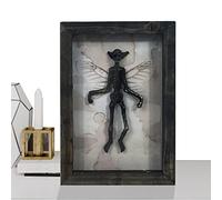 Ditanpu Halloween Wall Decor - Resin Mysterious Bat Specimen Photo Frame | Gothic Picture Frames Decor Oddities and Curiosities Taxidermy Animals for Wall