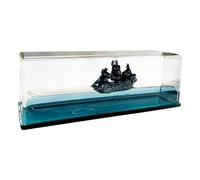 Ditanpu Unsinkable Thousand Sunny Pirate Ship In A Bottle, Acrylic Cruise Ship Model Decoration Fluid Drift Bottle Paperweight Desk For Car Decoration Boys Girls (B)