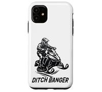 Ditch Banger, Snowmobile Winter Sports Apparel, Snowmobiling Case for iPhone 11