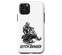 Ditch Banger, Snowmobile Winter Sports Apparel, Snowmobiling Case for iPhone 11 Pro