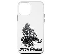 Ditch Banger, Snowmobile Winter Sports Apparel, Snowmobiling Case for iPhone 12 mini