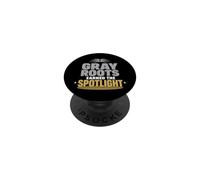 Ditch The Dye Gray Hair Transition Going Gray Gift PopSockets Adhesive PopGrip