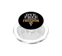 Ditch The Dye Gray Hair Transition Going Gray Gift PopSockets PopGrip for MagSafe