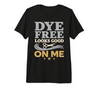 Ditch The Dye Gray Hair Transition Going Gray Gift Premium T-Shirt