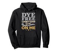 Ditch The Dye Gray Hair Transition Going Gray Gift Pullover Hoodie