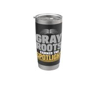Ditch The Dye Gray Hair Transition Going Gray Gift Stainless Steel Insulated Tumbler