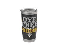 Ditch The Dye Gray Hair Transition Going Gray Gift Stainless Steel Insulated Tumbler