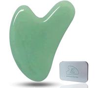 Ditind Jade Stone Massage Tool, Guasha Tool for Face and Body Skin Massage. Gua Sha Set for Toxins Prevents Wrinkles for SPA Acupuncture, Therapy Trigger Point Treatment.