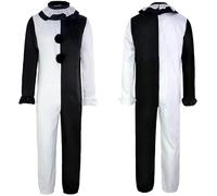 Ditip Art the Clown Horror Halloween Scary Killer Costume，9-10Years