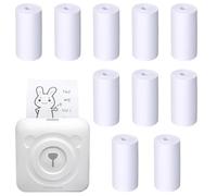 DITK-U 10 Rolls Portable Thermal Printer Paper 57x 25 Thermal Paper White Instant Print Camera Refill Paper BPA Free Non Adhesive Smooth Papers for Most Kids Instant Camera,Cash Register