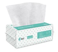 Ditoi Disposable Face Towel, Soft Face Towels, Thicker Facial Tissue for Skin Care, Makeup Remover Dry Wipes, Face Towelettes for Cleansing, 7.8"×8.7" 60 Count