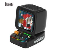 Ditoo Bluetooth Speaker Retro Pixel Art Game Portable with 16X16 LED App Controlled Front Screen (Pink) DIY LED Display Board Pink