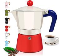 DITOSH 12 Cup Aluminum Espresso Stovetop Moka Pot Express Coffee Maker Percolator Italian Classic Mocha Coffee Machine for Italian and Cuban Cafe Brewing for Home & Camping 600ml 20oz