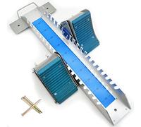 DITOSH Starting Blocks Multi-Function 6 Angle Adjustable Aluminum Track and Field Starting Block for Sprinting for Athletics Plastic Runway Cinder Track-Blue 25in