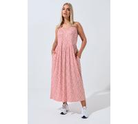 Ditsy Floral Midaxi Dress Yours Pink 26-28