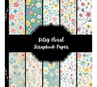Ditsy Floral Scrapbook Paper, Retro Botanical Junk Journal Paper, Tiny Flowers Decorative Paper, DIY Projects, Origami, Collage Sheets, Decoupage Paper, 10 Designs, Double Sided