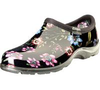 Ditsy Floral Spring Black Print Women's Sloggers Clogs Waterproof Garden Shoes