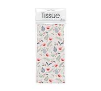 Ditsy Robin Christmas Printed Patterned Tissue Wrapping Paper Deva Designs Luxury 4 Sheets 50 x 70 cm