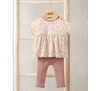 Ditsy T-Shirt & Leggings Outfit Set PINK 3-6 Months