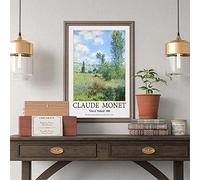 Dittelle Abstract Monet Exhibition Claude Posters and Prints Vintage Monet Garden Landscape Museum Wall Pictures Home Decor 50x70cm Frameless