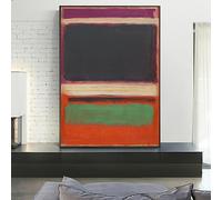 Dittelle Mark Rothko Abstract Color Canvas Art Painting and Print Scandinavian Canvas Oil Posters on The Wall Pictures Home Decor 70x100cm Frameless