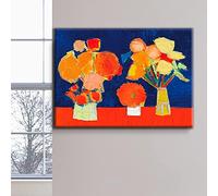 Dittelle Nicolas de Stael Abstract Canvas Paintings Flowers Posters and Prints Wall Art Picture for Living Room Wall Decoration23.6”x 31.4”(60x80cm) No frame