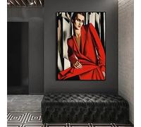 Dittelle Tamara De Lempicka Poster Abstract Beauty Women Wall Art Posters and Prints Canvas Painting Pictures for Living Room Decor 50x70cm Frameless