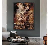 Dittelle The Fall of the Damned Abstract Canvas Wall Art 60x90cm Frameless