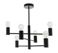 Ditton 6 Ceiling Light 553mm black