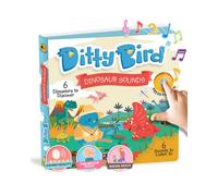 Ditty Bird Dinosaur Book for Toddlers | Realistic Dino Sound Book | Interactive T-Rex Board Books For Toddlers 1-3 | Sensory, Musical Books for Dino Lovers | Sturdy Nursery Rhyme Toys for Baby