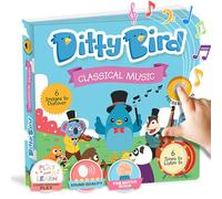 DITTY BIRD Musical Books for Toddlers | Fun Classical Music & Nursery Rhyme Book | Mozart Musical Book | Children's Interactive Toddler Books For 1 Year Old to 3 Year Olds | Sturdy Baby Sound Books