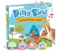 DITTY BIRD Musical Books for Toddlers | Fun Instruments & Nursery Rhyme Book | Sing- Along Talking Books | Children's Interactive Toddler Books For 1 Year Old to 3 Year Olds | Sturdy Baby Sound Books