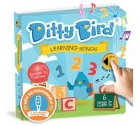 DITTY BIRD Musical Books for Toddlers | Interactive Children's Nursery Rhyme Book | USB-C rechargeable sound book for 1-3 | Numbers and ABC Learning Toy with Sound | Interactive Toddler Gift for 1-3