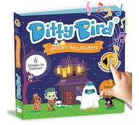 Ditty Bird Spooky Sound Book for Toddlers | Interactive Musical Board Book for Kids 1-3 | Sturdy Baby Sound Book with Fun Halloween Sounds