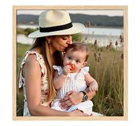 Ditwis 30x30 cm Picture Frame Wood Colour, Square Photo Frame 12x12 inch for Living Room, Bedroom and Office, Wall or Desk Display