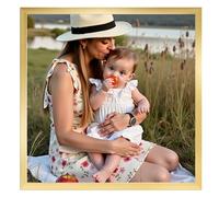 Ditwis 30x30 Picture Frame Gold, Square Photo Frame 12x12 inch for Living Room, Bedroom and Office, Wall or Desk Display