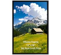 Ditwis 30x45 cm Picture Frame Black, Large Poster Frame for Horizontal or Vertical Wall Display in Living Room, Office, Gallery
