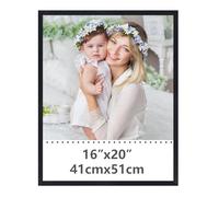 Ditwis 40x50cm Picture Frame Black, Large Poster Frame for Horizontal or Vertical Wall Display in Living Room, Office, Gallery