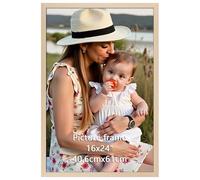 Ditwis 40x60cm Picture Frame Wood Colour, Aluminium Photo Frame for Posters and Photos, Large Frame for Living Room, Office, Gallery Wall Mount Display