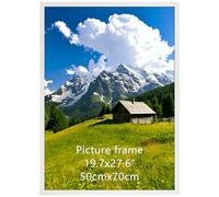 Ditwis 50x70cm Picture Frame White, Aluminium Photo Frame for Posters and Photos, Large Frame for Living Room, Office, Gallery Wall Mount Display