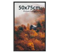 Ditwis 50x75cm Picture Frame Black, Aluminium Photo Frame for Posters and Photos, Large Frame for Living Room, Office, Gallery Wall Mount Display