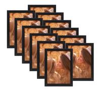 Ditwis 7x5 Photo Frames Black Set of 12, Classic Multiple Picture Frames for Living Room, Bedroom and Office, Wall or Desk Display