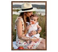 Ditwis A3 Picture Frame Brown, Large Poster Frame for Horizontal or Vertical Wall Display in Living Room, Office, Gallery