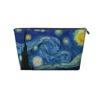 DITXIT Gudetama Cute Cosmetic Bag Travel Makeup bag Organizer Toiletry Bag with Zipper Pouch Coin Purse for Women Girls Gifts, The Starry Night Van Gogh, One Size