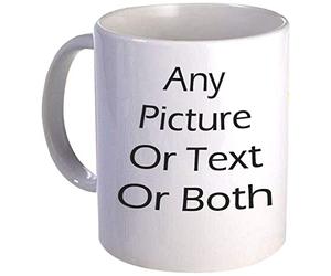 Ditzy Designs Personalised 11OZ Mug - Printed with Your Photo, Logo & Text - Custom Gift for Birthdays, Christmas & Workplace