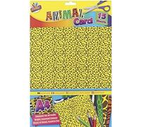 Ditzy Doll Coloured Craft Animal A4 Card - Art School Design