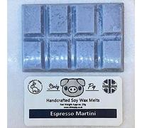 Ditzy Doll ESPRESSO MARTINI WAX MELT BAR - Handcrafted Highly Fragrant Air Freshener Home Fragrance Candle Wax Warmer Wax Melt Burners