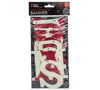 Ditzy Doll FELT MERRY CHRISTMAS BANNER - Hanging Letters Individual Ribbon In Pack Xmas